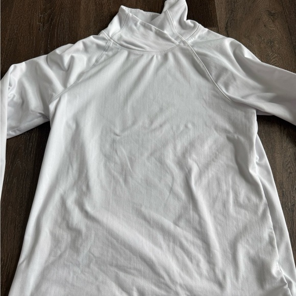 Apana White high neck shirt.  Women’s size large. Great layering piece. - Picture 3 of 9